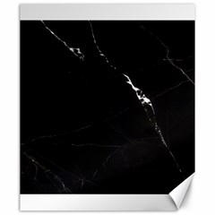 Black Marble Tiles Rock Stone Statues Canvas 20  X 24   by Simbadda