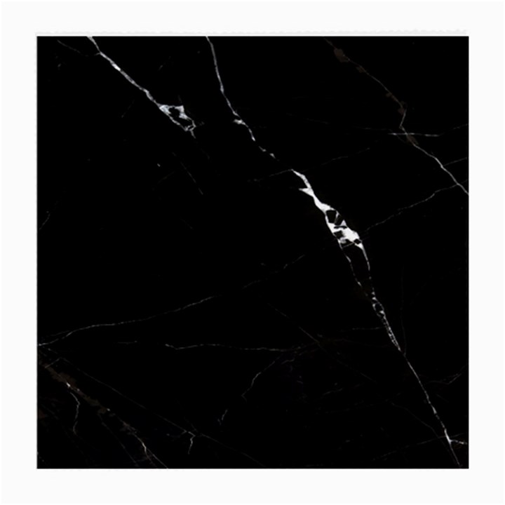 Black Marble Tiles Rock Stone Statues Medium Glasses Cloth (2-Side)