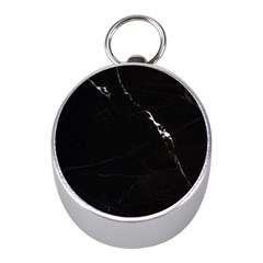 Black Marble Tiles Rock Stone Statues Mini Silver Compasses by Simbadda