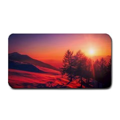 Italy Sunrise Sky Clouds Beautiful Medium Bar Mats by Simbadda