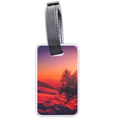 Italy Sunrise Sky Clouds Beautiful Luggage Tags (one Side)  by Simbadda