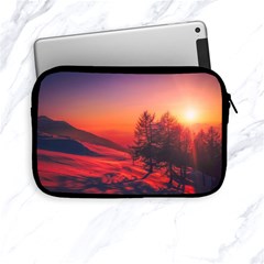 Italy Sunrise Sky Clouds Beautiful Apple Ipad Mini Zipper Cases by Simbadda