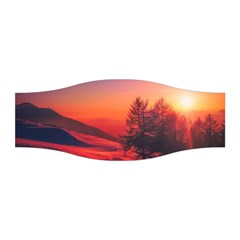 Italy Sunrise Sky Clouds Beautiful Stretchable Headband by Simbadda