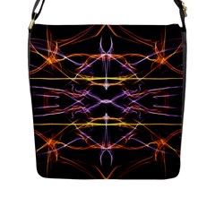 Wallpaper Abstract Art Light Flap Messenger Bag (l)  by Simbadda