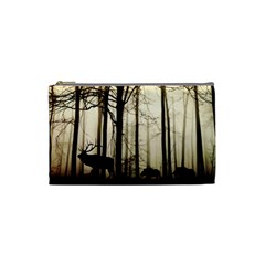 Forest Fog Hirsch Wild Boars Cosmetic Bag (small)  by Simbadda