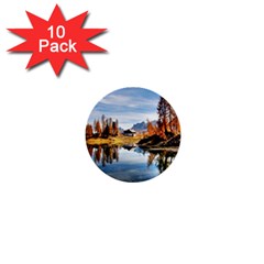 Dolomites Mountains Italy Alpine 1  Mini Buttons (10 Pack) 