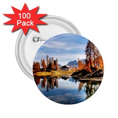 Dolomites Mountains Italy Alpine 2 25  Buttons (100 Pack)  by Simbadda