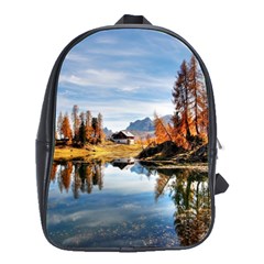 Dolomites Mountains Italy Alpine School Bag (large) by Simbadda