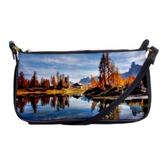 Dolomites Mountains Italy Alpine Shoulder Clutch Bags by Simbadda