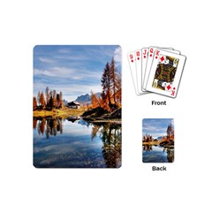 Dolomites Mountains Italy Alpine Playing Cards (mini)  by Simbadda