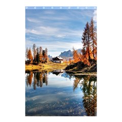 Dolomites Mountains Italy Alpine Shower Curtain 48  X 72  (small)  by Simbadda