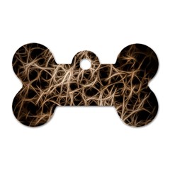 Structure Background Pattern Dog Tag Bone (two Sides) by Simbadda