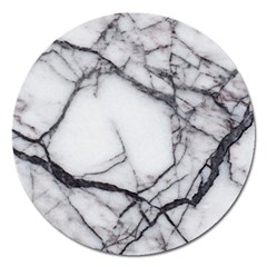 Marble Tiles Rock Stone Statues Magnet 5  (round) by Simbadda