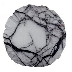 Marble Tiles Rock Stone Statues Large 18  Premium Round Cushions by Simbadda