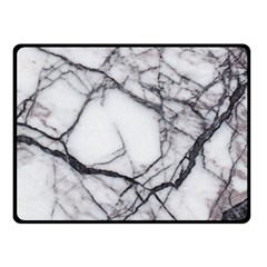 Marble Tiles Rock Stone Statues Double Sided Fleece Blanket (small)  by Simbadda