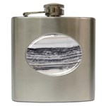 Marble Tiles Rock Stone Statues Pattern Texture Hip Flask (6 oz) Front