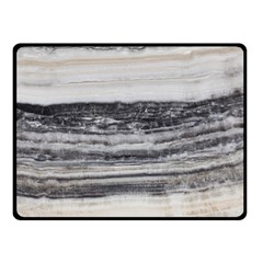 Marble Tiles Rock Stone Statues Pattern Texture Double Sided Fleece Blanket (Small) 