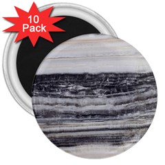 Marble Tiles Rock Stone Statues Pattern Texture 3  Magnets (10 Pack)  by Simbadda