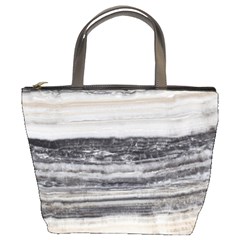 Marble Tiles Rock Stone Statues Pattern Texture Bucket Bags by Simbadda