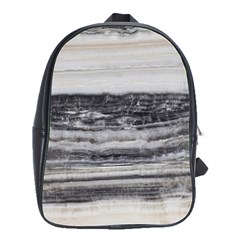 Marble Tiles Rock Stone Statues Pattern Texture School Bag (large) by Simbadda