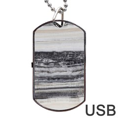 Marble Tiles Rock Stone Statues Pattern Texture Dog Tag Usb Flash (one Side) by Simbadda