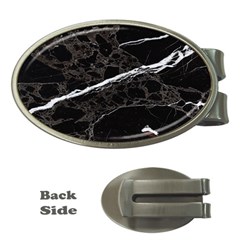 Marble Tiles Rock Stone Statues Money Clips (oval)  by Simbadda