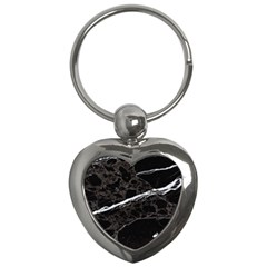 Marble Tiles Rock Stone Statues Key Chains (heart)  by Simbadda