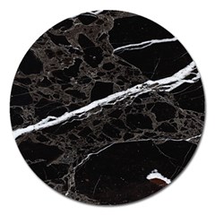 Marble Tiles Rock Stone Statues Magnet 5  (round) by Simbadda