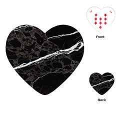 Marble Tiles Rock Stone Statues Playing Cards (heart) 