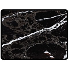 Marble Tiles Rock Stone Statues Fleece Blanket (large)  by Simbadda