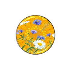 Flowers Daisy Floral Yellow Blue Hat Clip Ball Marker (10 Pack) by Simbadda