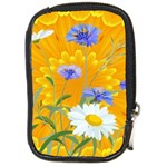 Flowers Daisy Floral Yellow Blue Compact Camera Cases Front