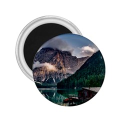 Italy Mountains Pragser Wildsee 2 25  Magnets by Simbadda