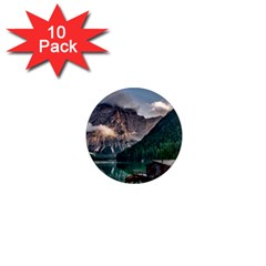 Italy Mountains Pragser Wildsee 1  Mini Magnet (10 Pack)  by Simbadda