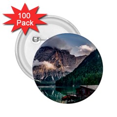 Italy Mountains Pragser Wildsee 2 25  Buttons (100 Pack)  by Simbadda