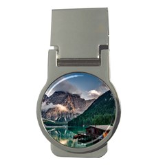 Italy Mountains Pragser Wildsee Money Clips (round)  by Simbadda