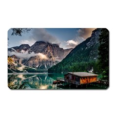 Italy Mountains Pragser Wildsee Magnet (rectangular) by Simbadda