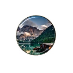 Italy Mountains Pragser Wildsee Hat Clip Ball Marker (4 Pack) by Simbadda