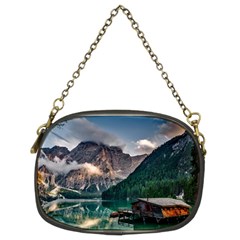 Italy Mountains Pragser Wildsee Chain Purses (two Sides)  by Simbadda