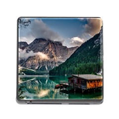 Italy Mountains Pragser Wildsee Memory Card Reader (square) by Simbadda