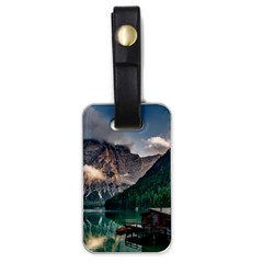 Italy Mountains Pragser Wildsee Luggage Tags (one Side)  by Simbadda