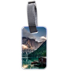 Italy Mountains Pragser Wildsee Luggage Tags (two Sides) by Simbadda