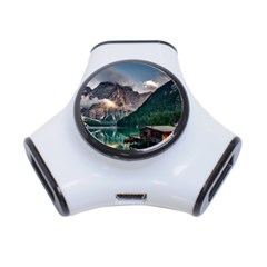 Italy Mountains Pragser Wildsee 3-port Usb Hub by Simbadda