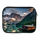 Italy Mountains Pragser Wildsee Apple iPad 2/3/4 Zipper Cases Front