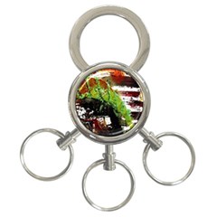 Collosium   Swards And Helmets 3 3-ring Key Chains by bestdesignintheworld