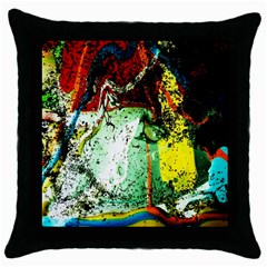 Coffee Land 2 Throw Pillow Case (black) by bestdesignintheworld