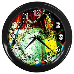 Coffee Land 2 Wall Clocks (black) by bestdesignintheworld