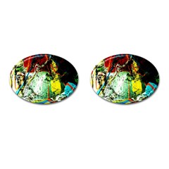 Coffee Land 2 Cufflinks (oval)