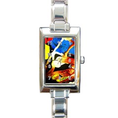 Drama Rectangle Italian Charm Watch by bestdesignintheworld