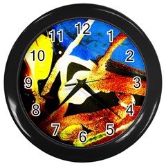 Drama Wall Clocks (black) by bestdesignintheworld